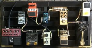 The pedalboard 