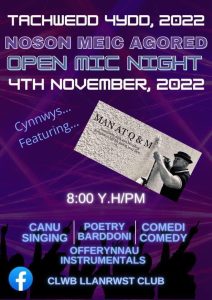 Llanrwst Open mic Night